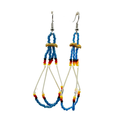Beaded Porcupine Earrings