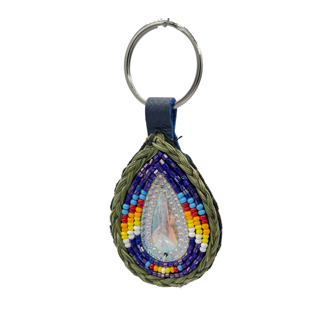 Sweetgrass Teardrop Keychains
