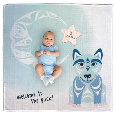 Baby Blankets and Milestone Sets